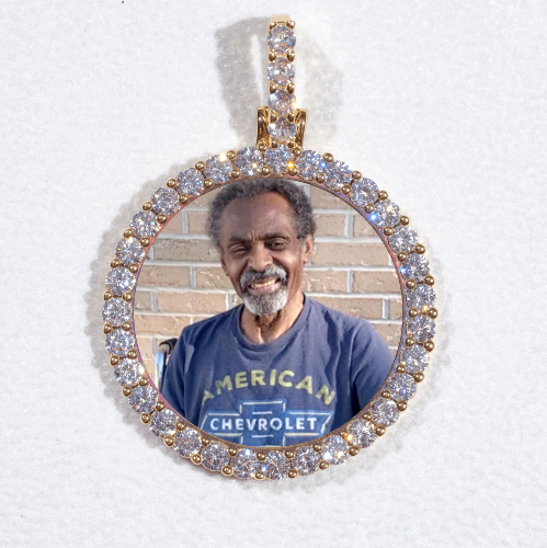 3D CIRCLE CUSTOM PICTURE PENDANT SMALL SIZE