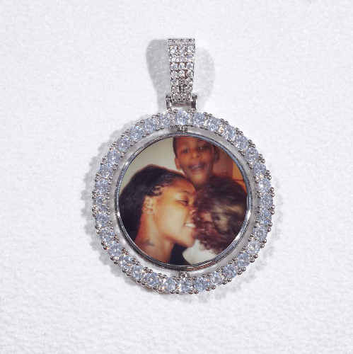 3D Spinning 2-Faced Custom Picture Pendant