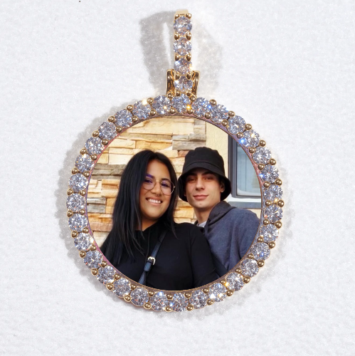 3D CIRCLE CUSTOM PICTURE PENDANT SMALL SIZE