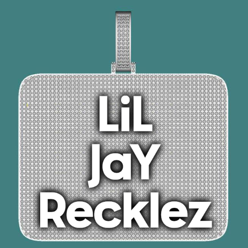 CUSTOM LETTER NECKLACE 3D BIG SQUARE