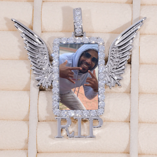 RIP WING 3D CUSTOM PICTURE PENDANT