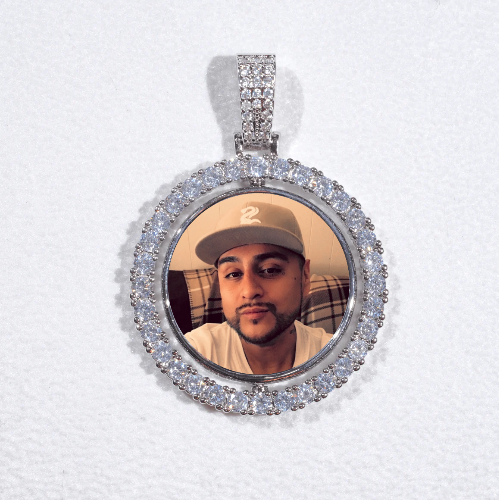 3D Spinning 2-Faced Custom Picture Pendant