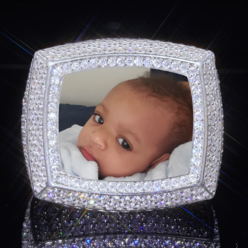 3D CUSTOM PICTURE ICED RING