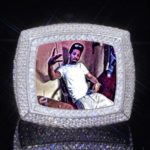 3D CUSTOM PICTURE ICED RING