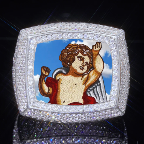 3D CUSTOM PICTURE ICED RING