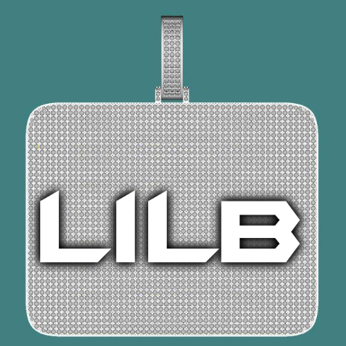 CUSTOM LETTER NECKLACE 3D BIG SQUARE