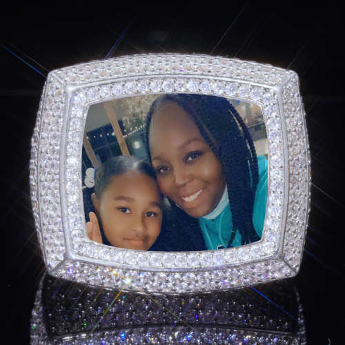 3D CUSTOM PICTURE ICED RING
