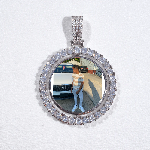 3D Spinning 2-Faced Custom Picture Pendant