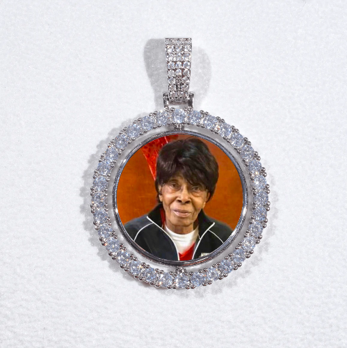3D Spinning 2-Faced Custom Picture Pendant