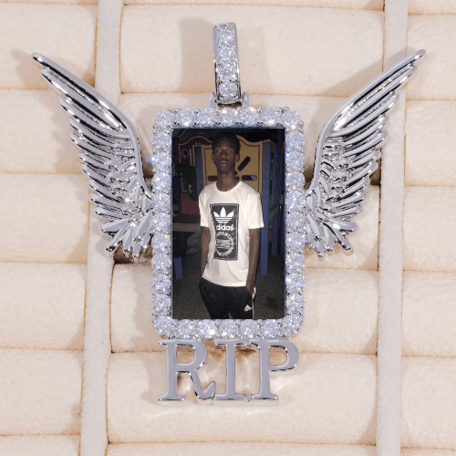 RIP WING 3D CUSTOM PICTURE PENDANT