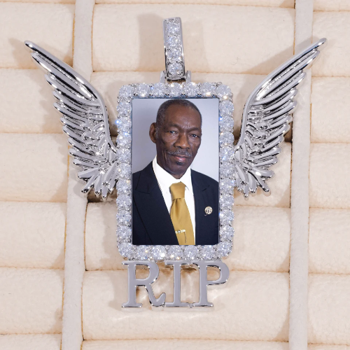 RIP WING 3D CUSTOM PICTURE PENDANT