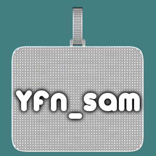 CUSTOM LETTER NECKLACE 3D BIG SQUARE