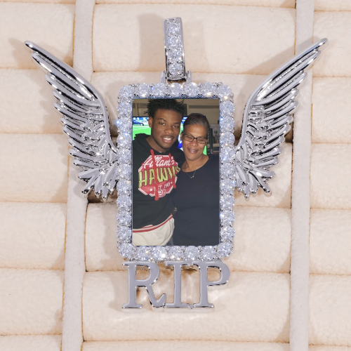 RIP WING 3D CUSTOM PICTURE PENDANT