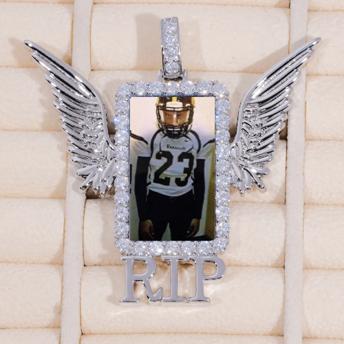 RIP WING 3D CUSTOM PICTURE PENDANT