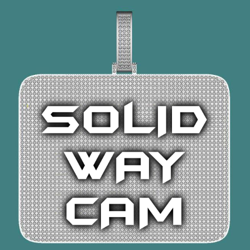 CUSTOM LETTER NECKLACE 3D BIG SQUARE