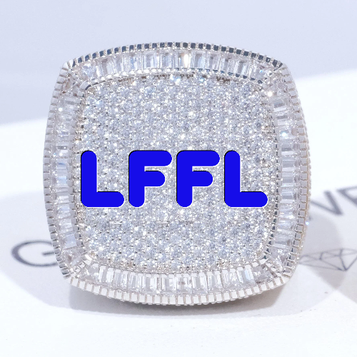 CUSTOM LETTER 3D ICED RING