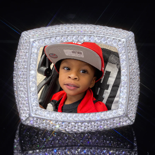 3D CUSTOM PICTURE ICED RING