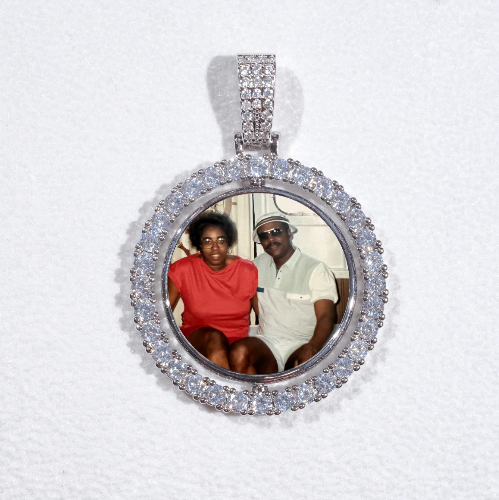 3D Spinning 2-Faced Custom Picture Pendant