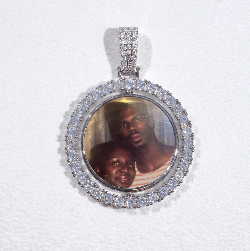 3D Spinning 2-Faced Custom Picture Pendant
