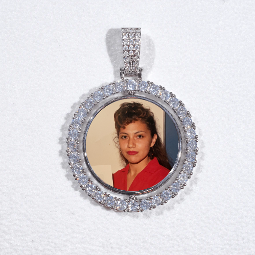 3D Spinning 2-Faced Custom Picture Pendant