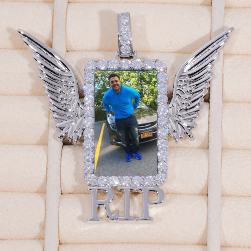 RIP WING 3D CUSTOM PICTURE PENDANT