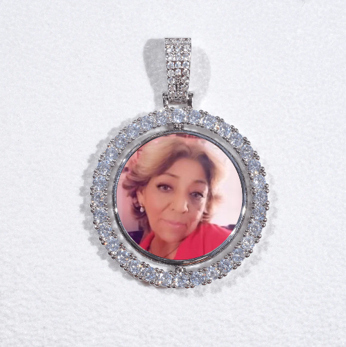 3D Spinning 2-Faced Custom Picture Pendant