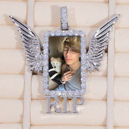 RIP WING 3D CUSTOM PICTURE PENDANT