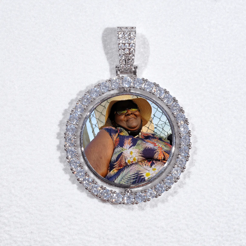 3D Spinning 2-Faced Custom Picture Pendant