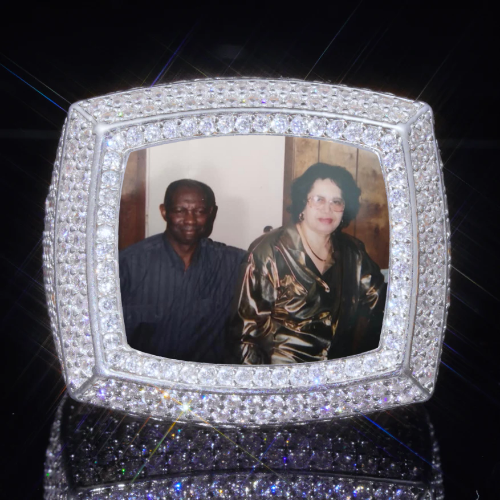 3D CUSTOM PICTURE ICED RING