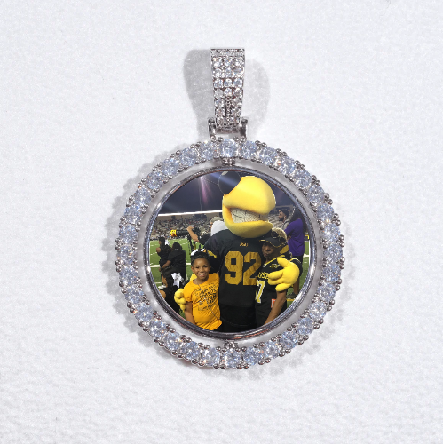 3D Spinning 2-Faced Custom Picture Pendant