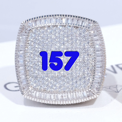 CUSTOM LETTER 3D ICED RING