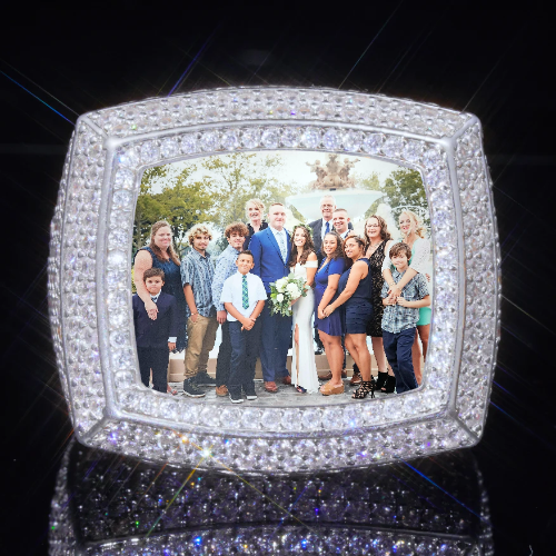 3D CUSTOM PICTURE ICED RING