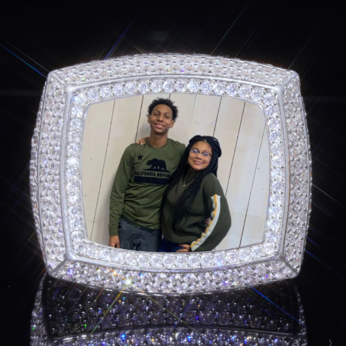 3D CUSTOM PICTURE ICED RING