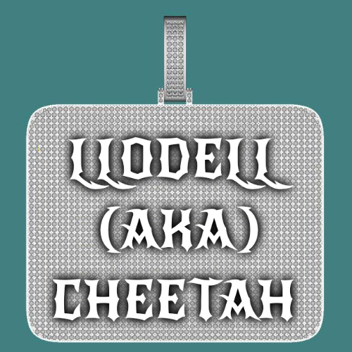 CUSTOM LETTER NECKLACE 3D BIG SQUARE