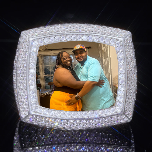 3D CUSTOM PICTURE ICED RING