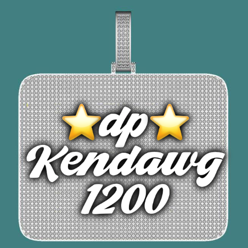 CUSTOM LETTER NECKLACE 3D BIG SQUARE