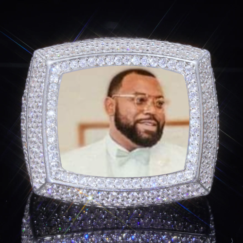 3D CUSTOM PICTURE ICED RING