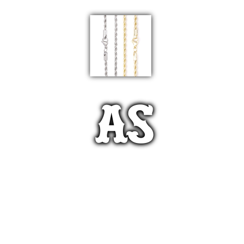Custom Letters Freibeuter Font Necklace