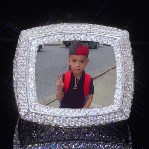 3D CUSTOM PICTURE ICED RING
