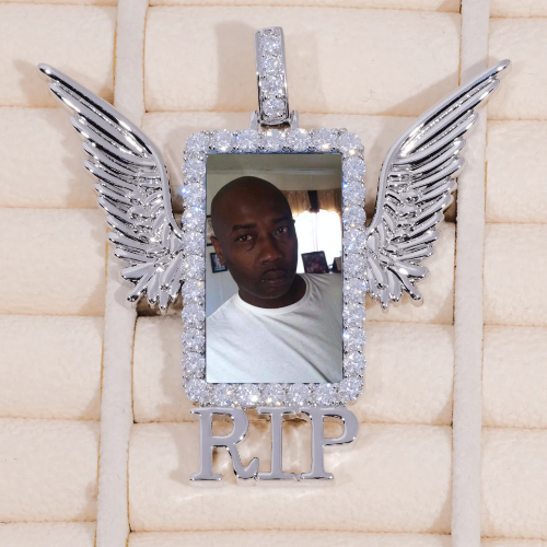 RIP WING 3D CUSTOM PICTURE PENDANT