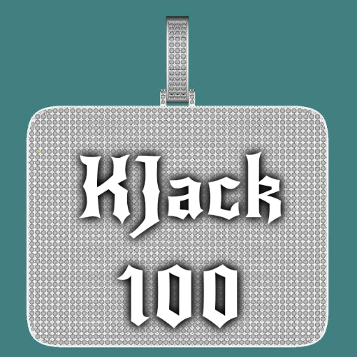 CUSTOM LETTER NECKLACE 3D BIG SQUARE