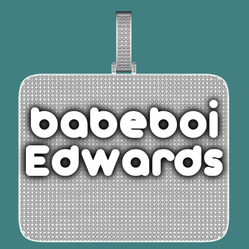 CUSTOM LETTER NECKLACE 3D BIG SQUARE