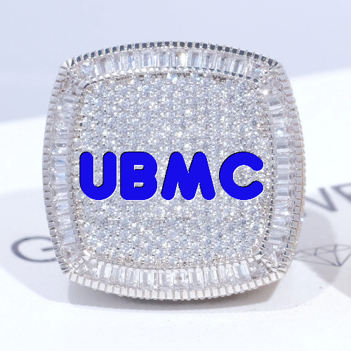 CUSTOM LETTER 3D ICED RING