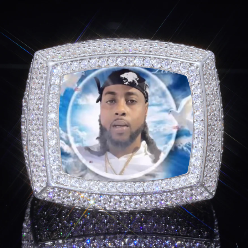 3D CUSTOM PICTURE ICED RING