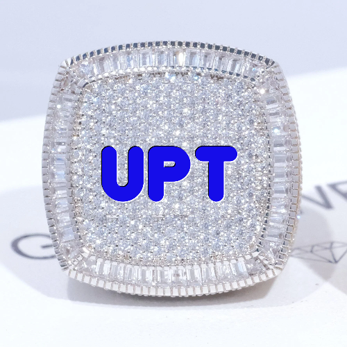 CUSTOM LETTER 3D ICED RING