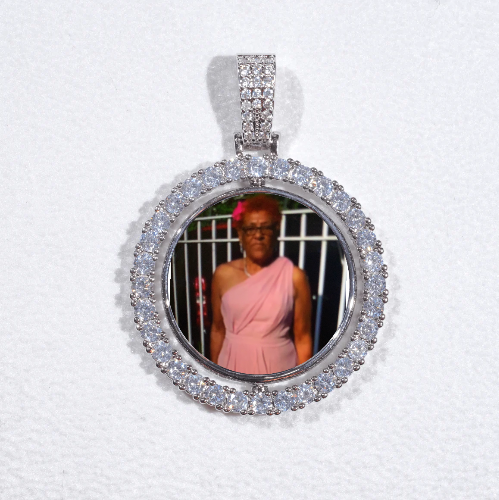 3D Spinning 2-Faced Custom Picture Pendant