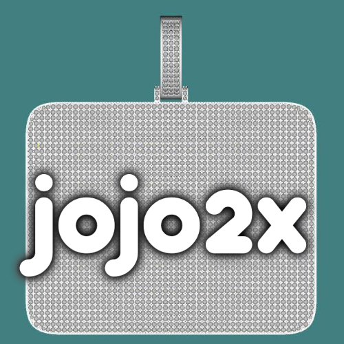 CUSTOM LETTER NECKLACE 3D BIG SQUARE