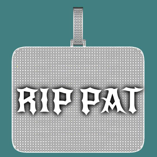 CUSTOM LETTER NECKLACE 3D BIG SQUARE