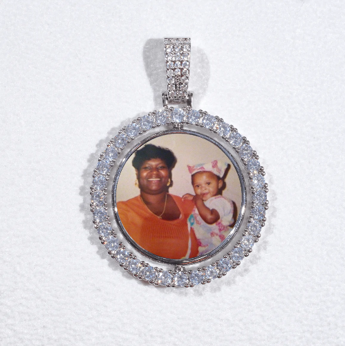 3D Spinning 2-Faced Custom Picture Pendant