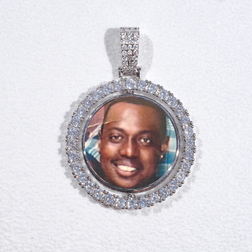 3D Spinning 2-Faced Custom Picture Pendant